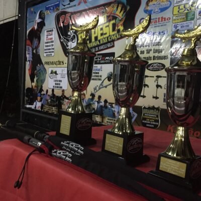 Caçu palco trofeu