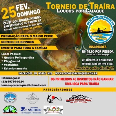 Torneio Loucos por Caiaques Borracheiro